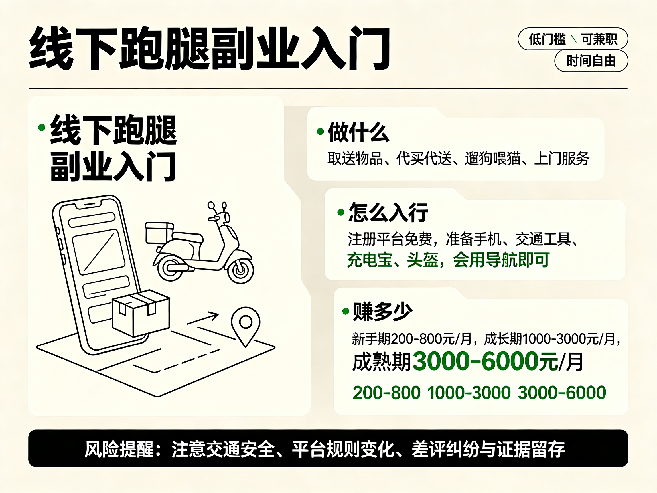 线下跑腿 - 副业项目封面
