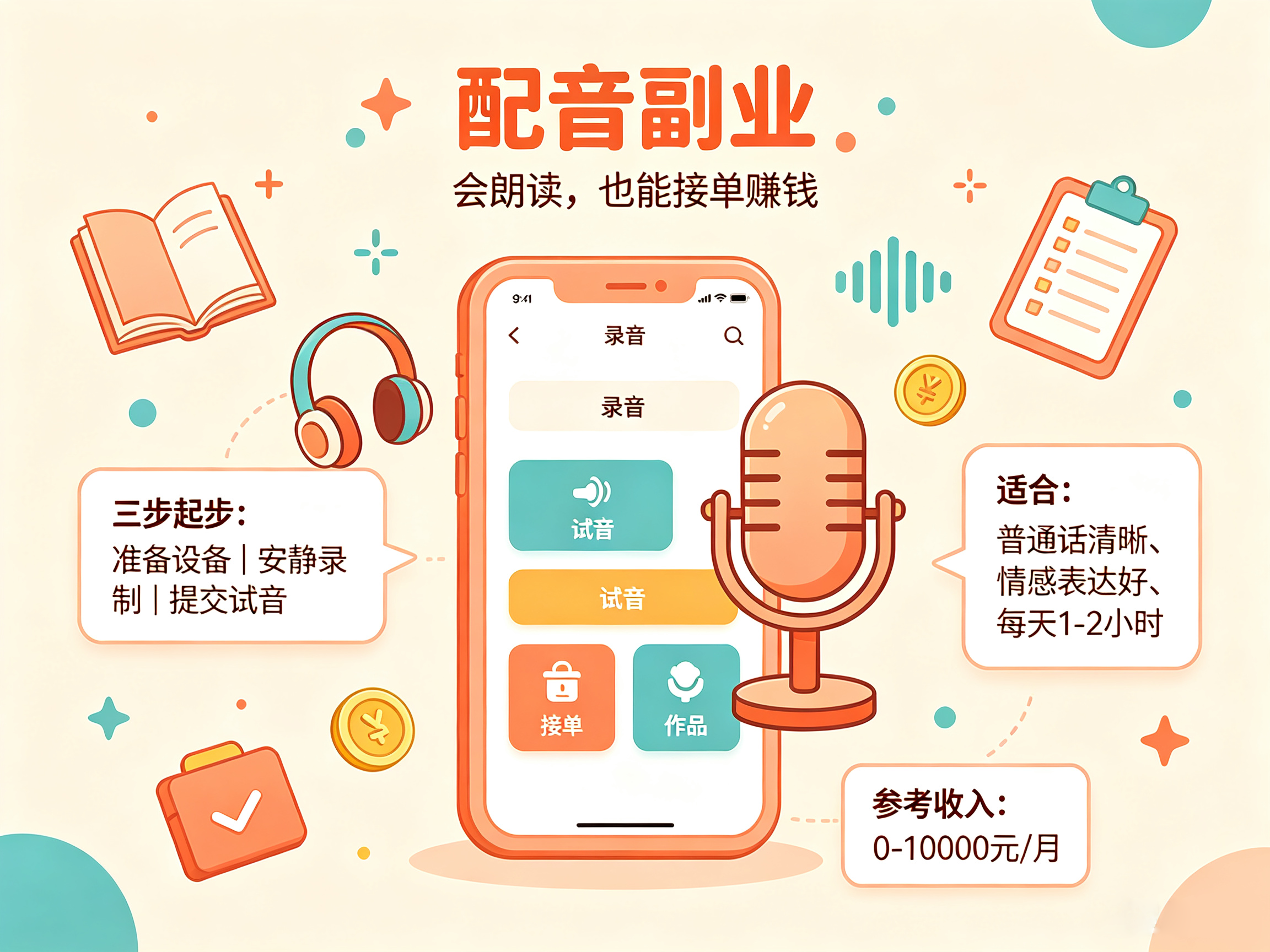 配音 - 副业项目封面