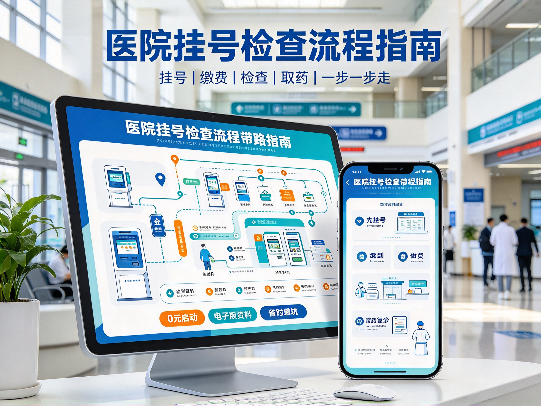 卖“医院挂号/检查流程带路指南” - 副业项目封面