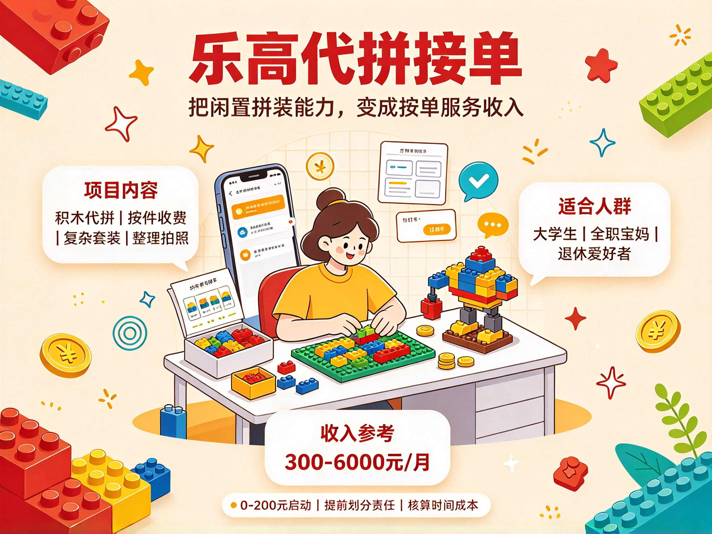 代拼乐高 - 副业项目封面