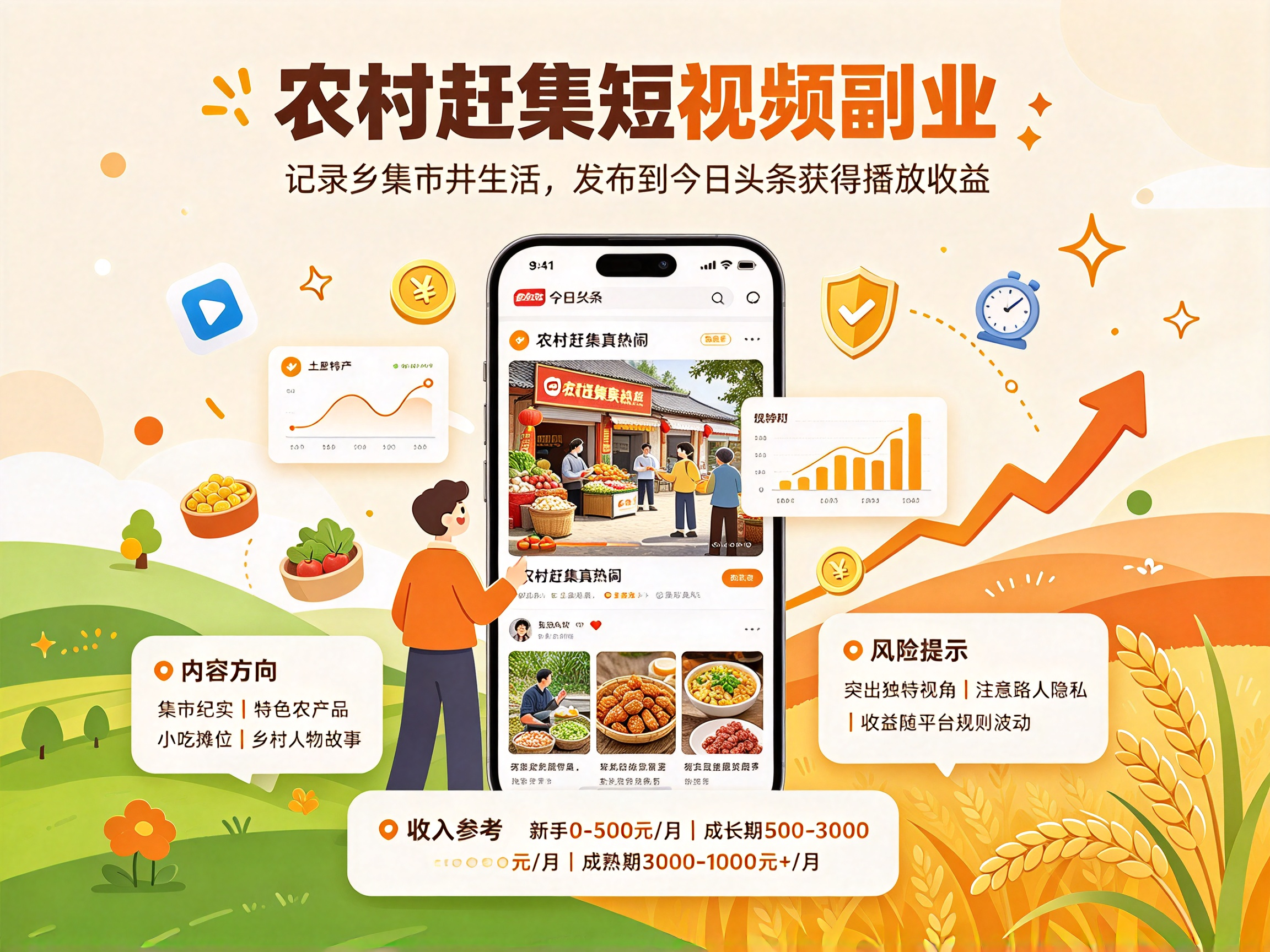 农村赶集 - 副业项目封面