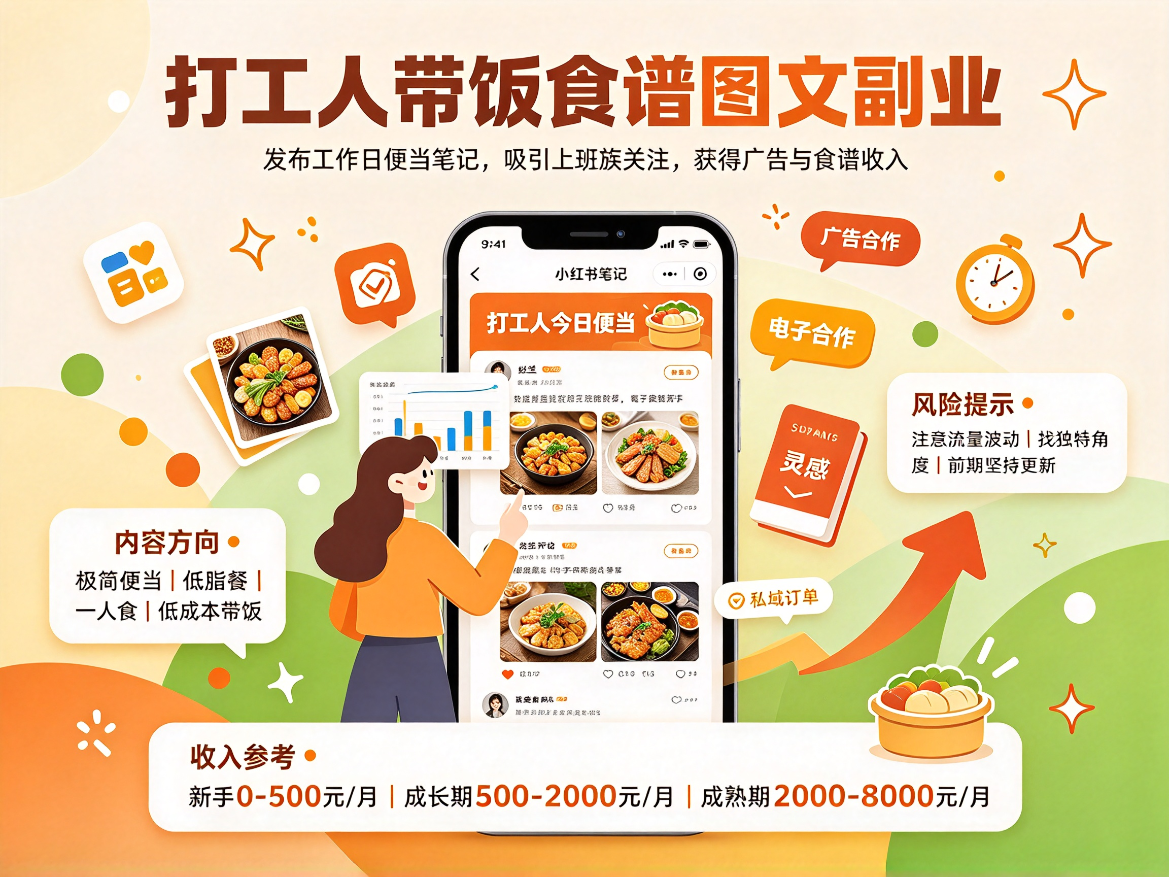 打工人带饭食谱 - 副业项目封面